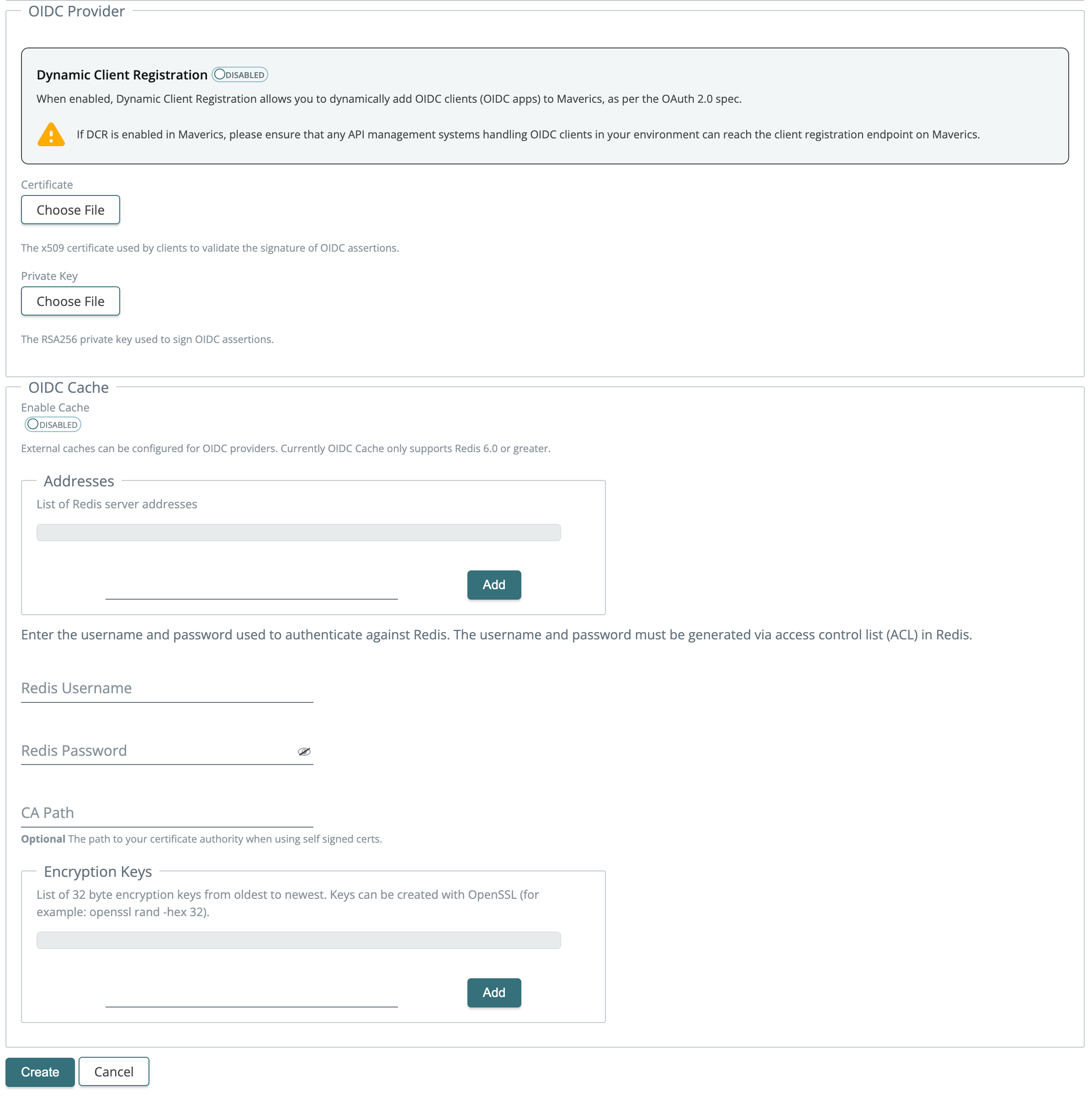 Configuration de l’environnement OIDC